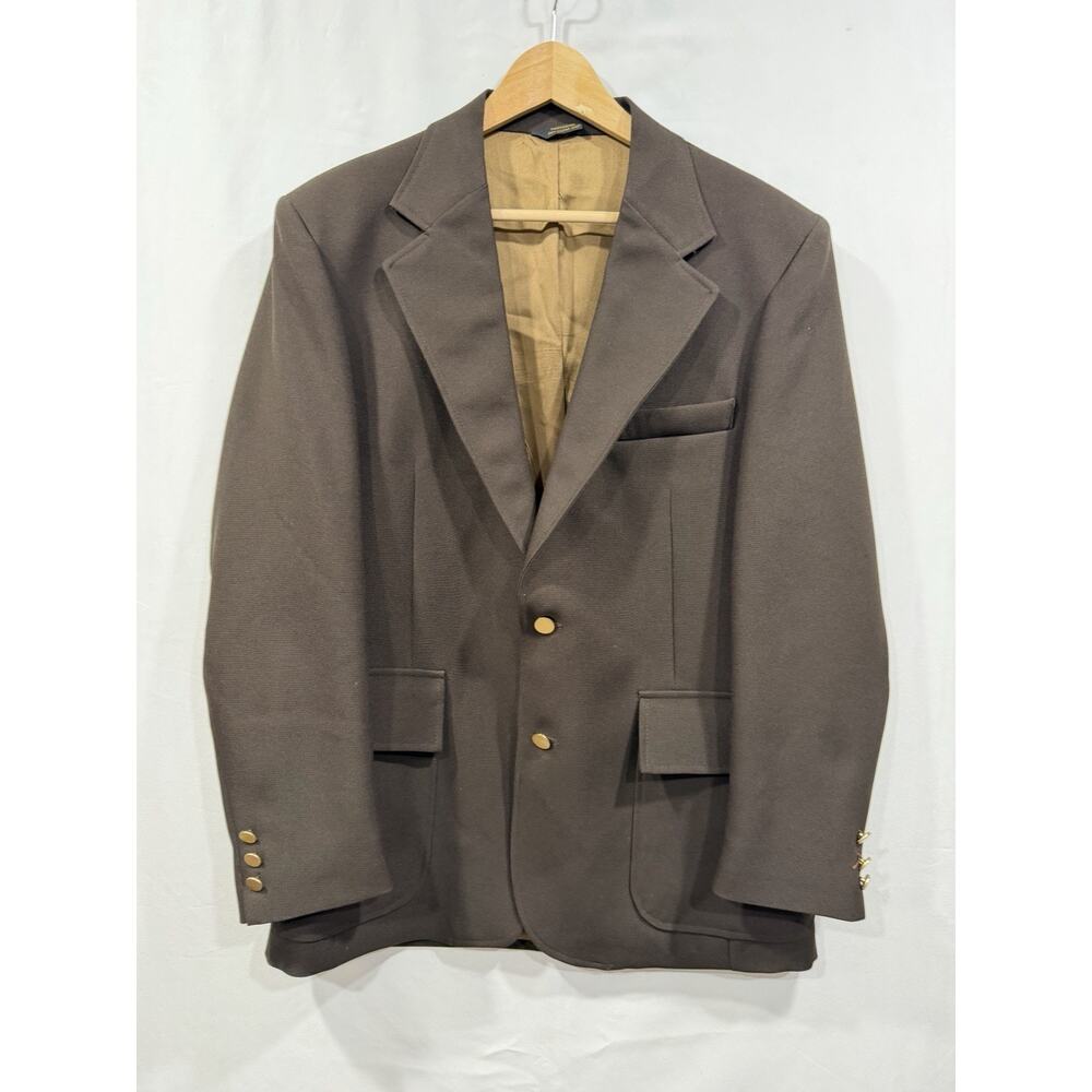 Vintage 1970s Levi’s Panatela Jacket 42 Disco Sport Coat Polyester Hip Mod